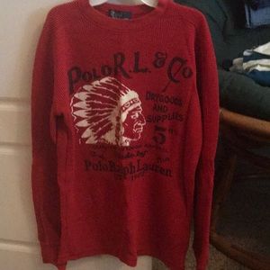 Boys Small (8) polo Ralph Lauren waffle knit